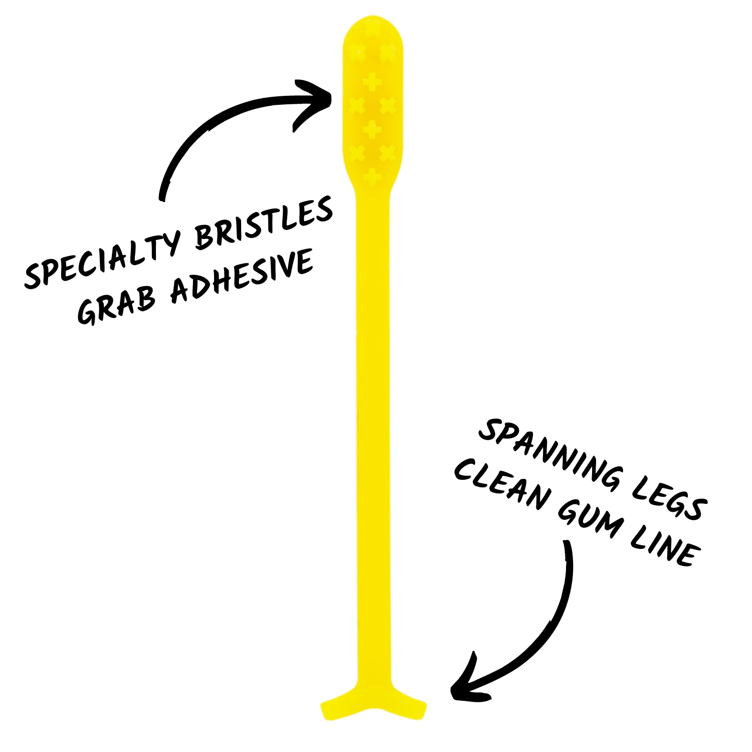 denture brush target
